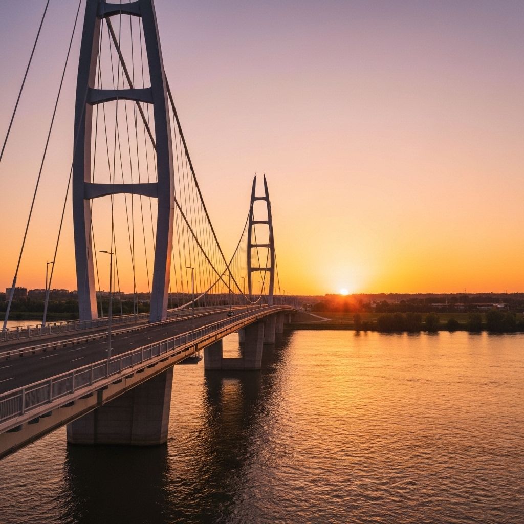 Modern infrastructure representing enduring real asset investment