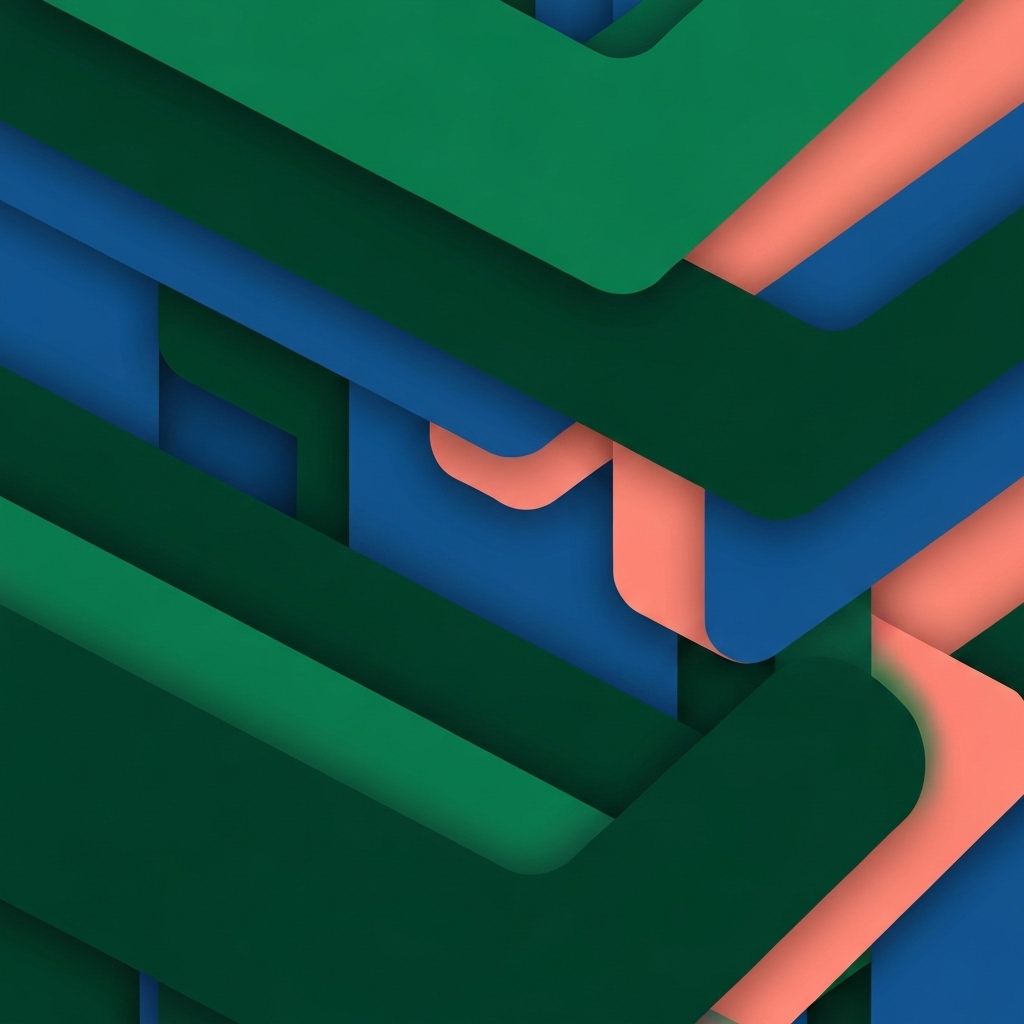 Modern abstract art representing digital transformation